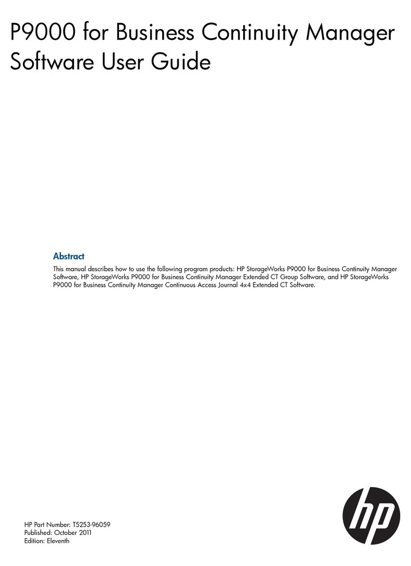 HP HPE XP P9500 Software user's guide