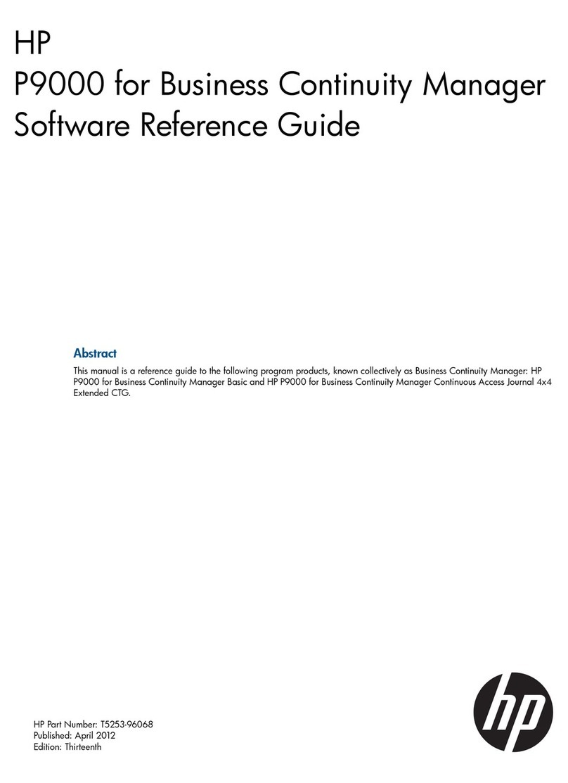 HP HPE XP P9500 User manual