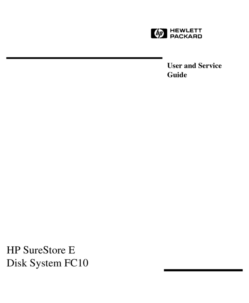HP Surestore FC10 - Disk Array Service guide