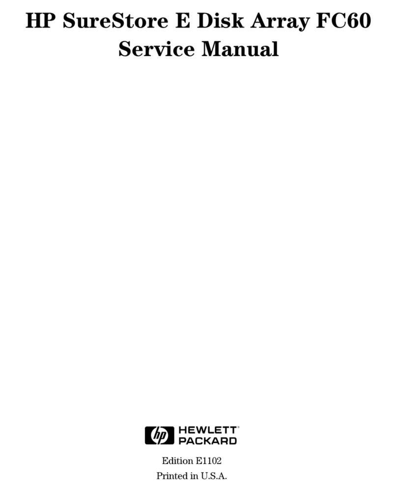 HP Surestore Disk Array 12h - And FC60 User manual