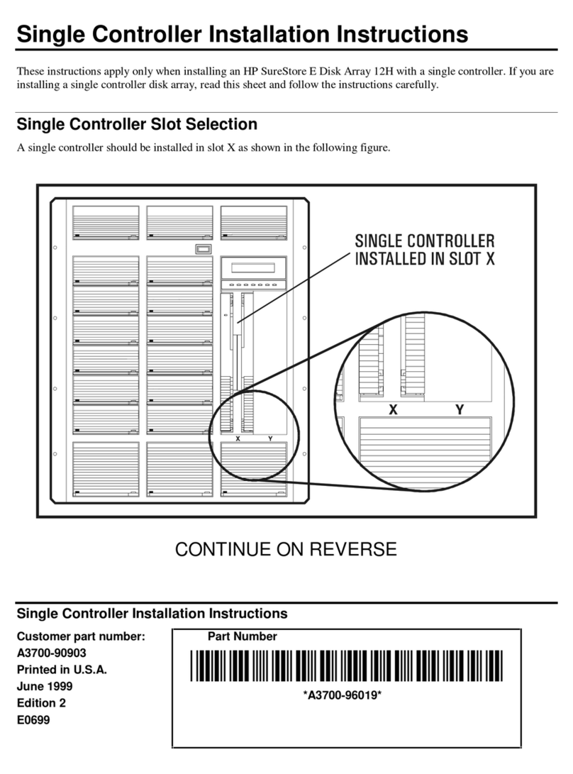 HP Surestore Disk Array 12h - And FC60 User manual