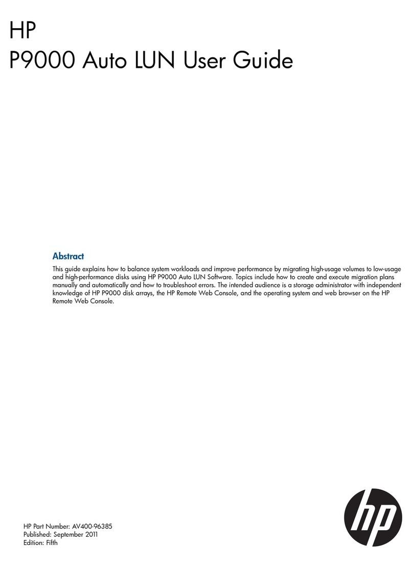 HP HPE XP P9500 User manual