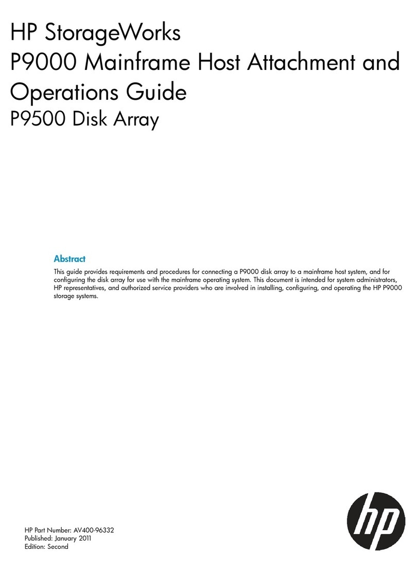 HP HPE XP P9500 User manual