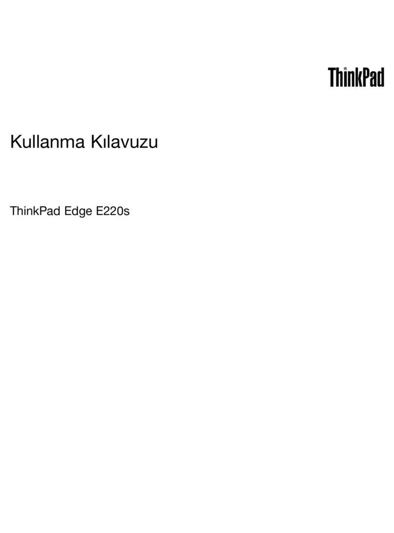 Lenovo ThinkPad Edge E220s User manual
