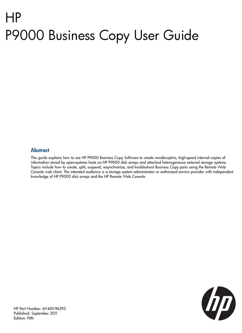 HP HPE XP P9500 User manual