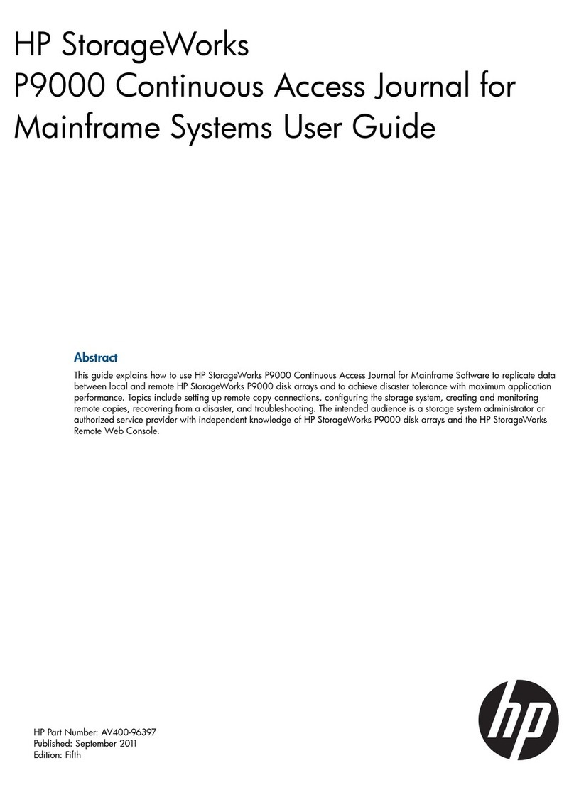 HP HPE XP P9500 User manual