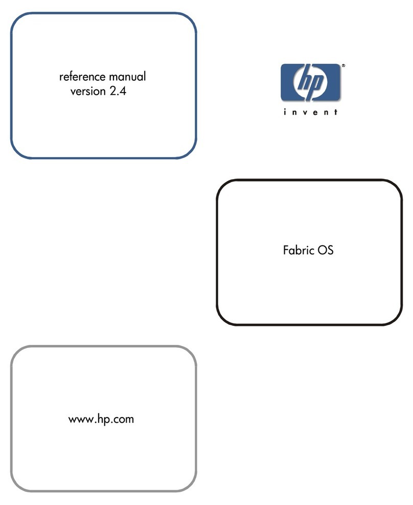 HP Surestore 6164 - Switch User manual HP Surestore 6164 - Switch User manual