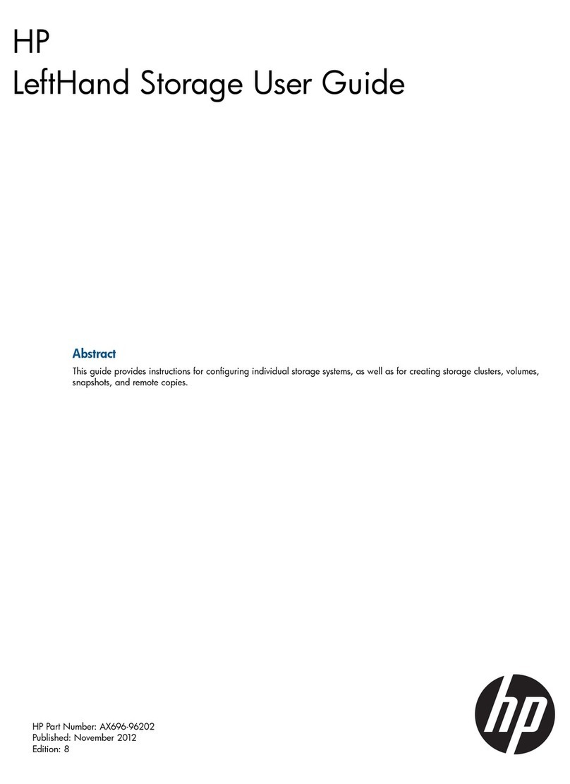HP Storevirtual 4000 User manual