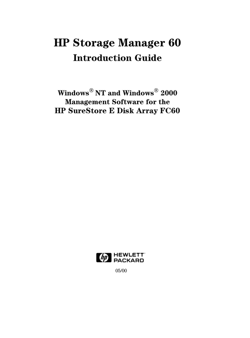 HP Surestore Disk Array 12h - And FC60 Reference manual