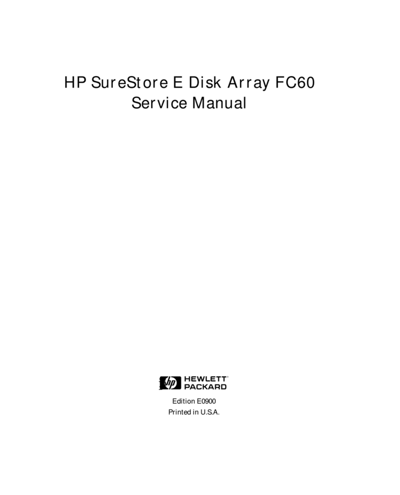 HP Surestore Disk Array 12h - And FC60 User manual HP Surestore Disk Array 12h - And FC60 User manual