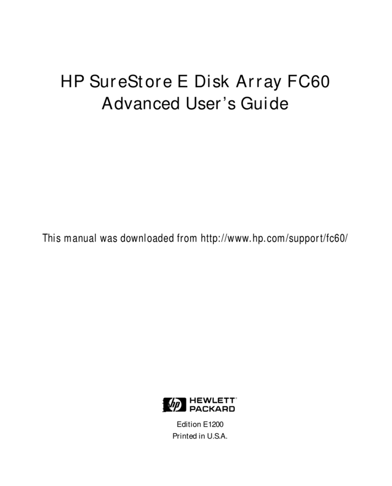 HP Surestore Disk Array 12h - And FC60 Assembly instructions HP Surestore Disk Array 12h - And FC60 Assembly instructions