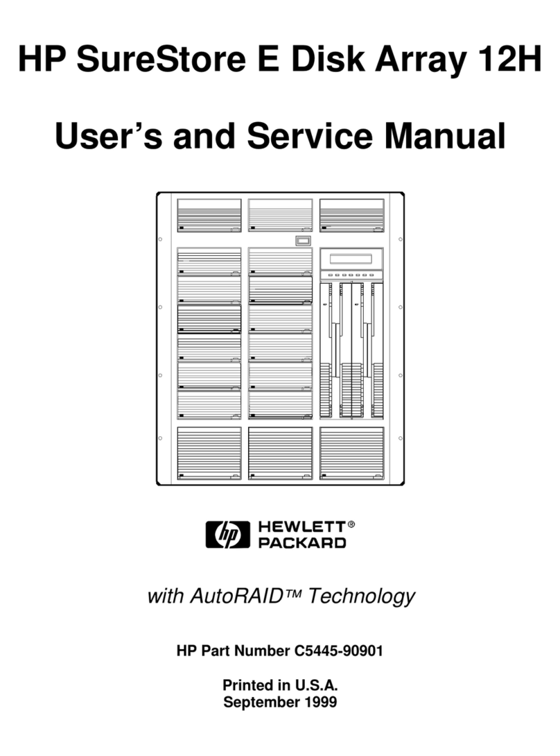 HP Surestore Disk Array 12h - And FC60 User manual