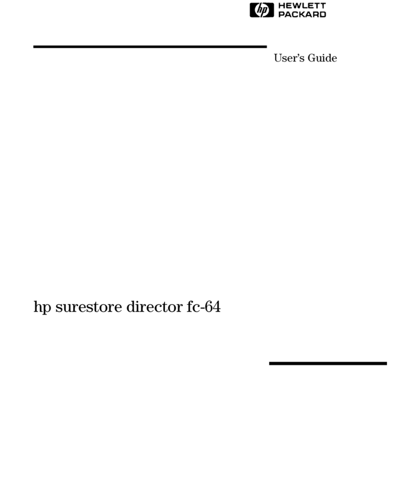 HP Surestore 64 - Director Switch User manual
