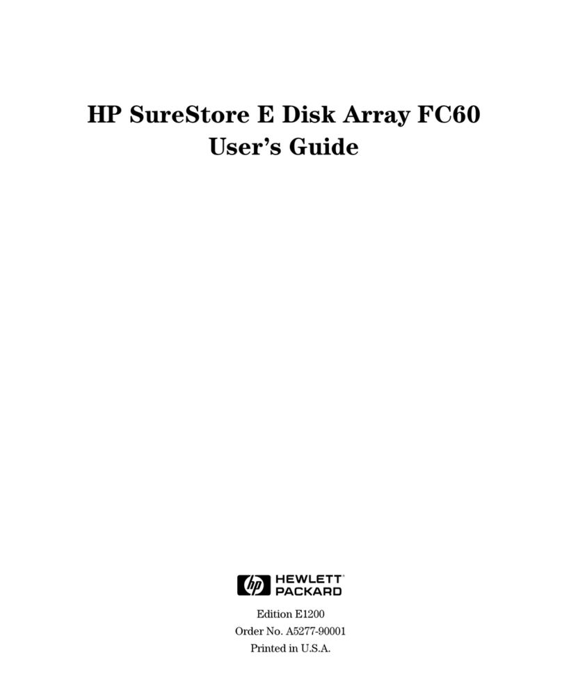 HP Surestore Disk Array 12h - And FC60 User manual