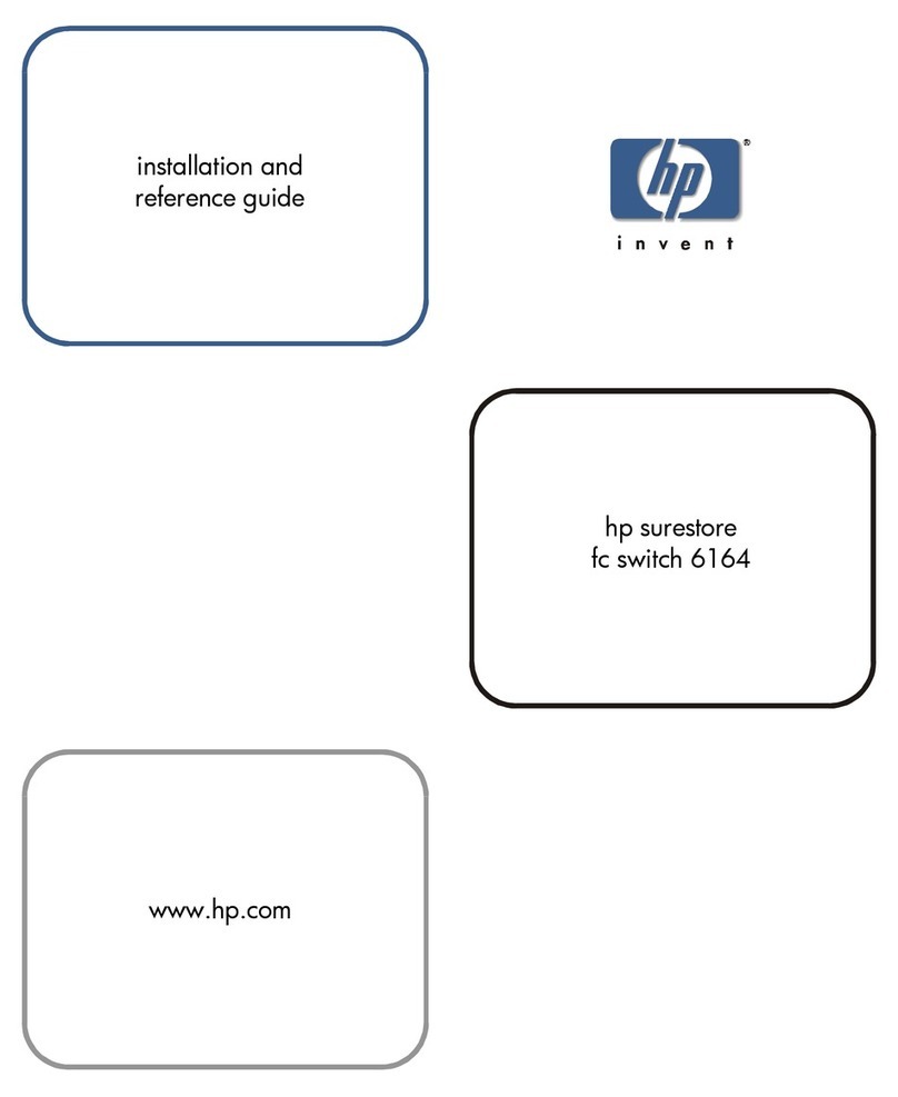 HP Surestore 6164 - Switch User manual