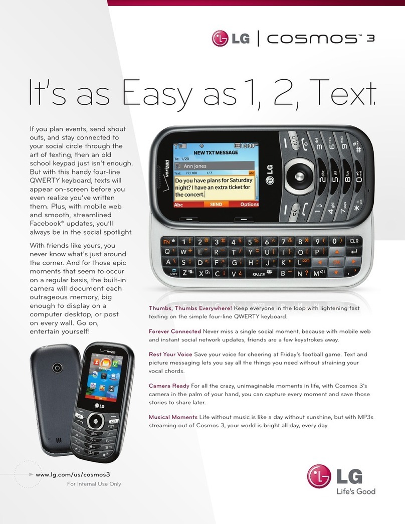 LG VERIZON VN251S User manual