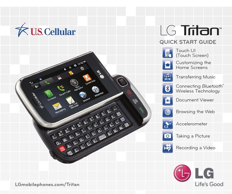 LG Tritan UX840 User manual