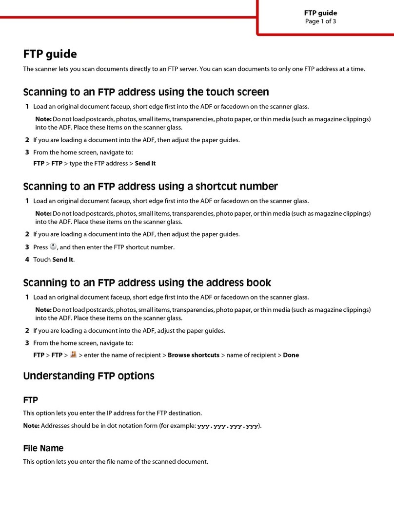 Lexmark X925 User manual