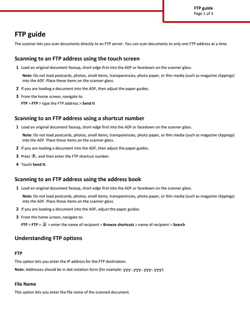Lexmark X792 User manual