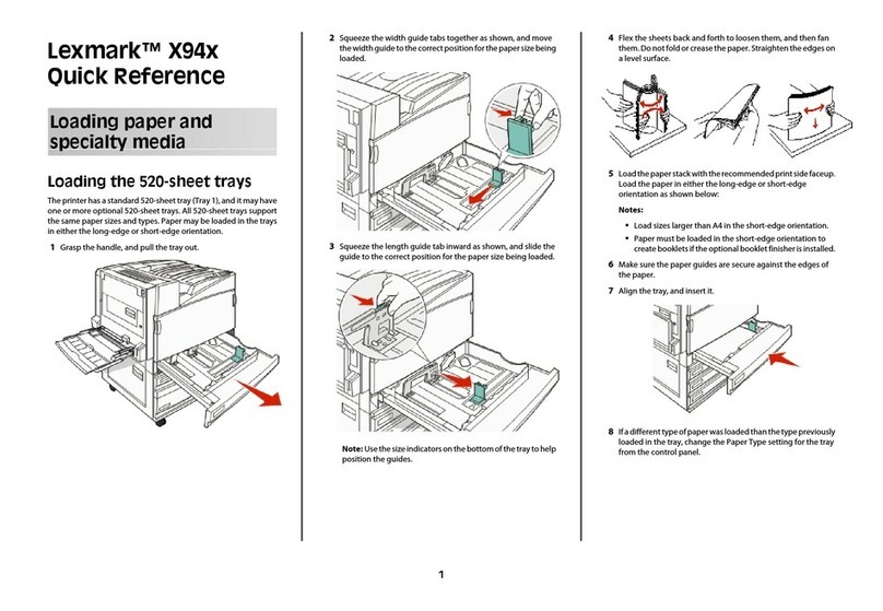 Lexmark X940E User manual