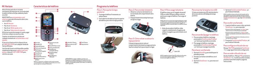 LG VERIZON VN251S User manual