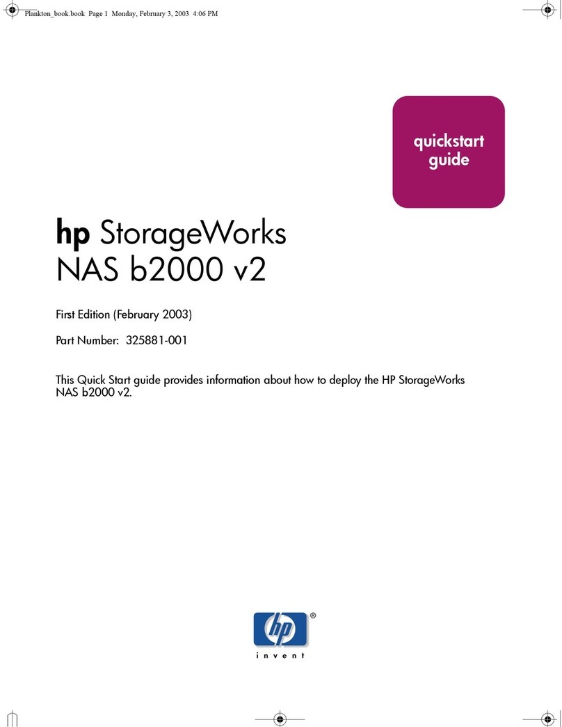 HP StorageWorks NAS b2000 - v2 User manual