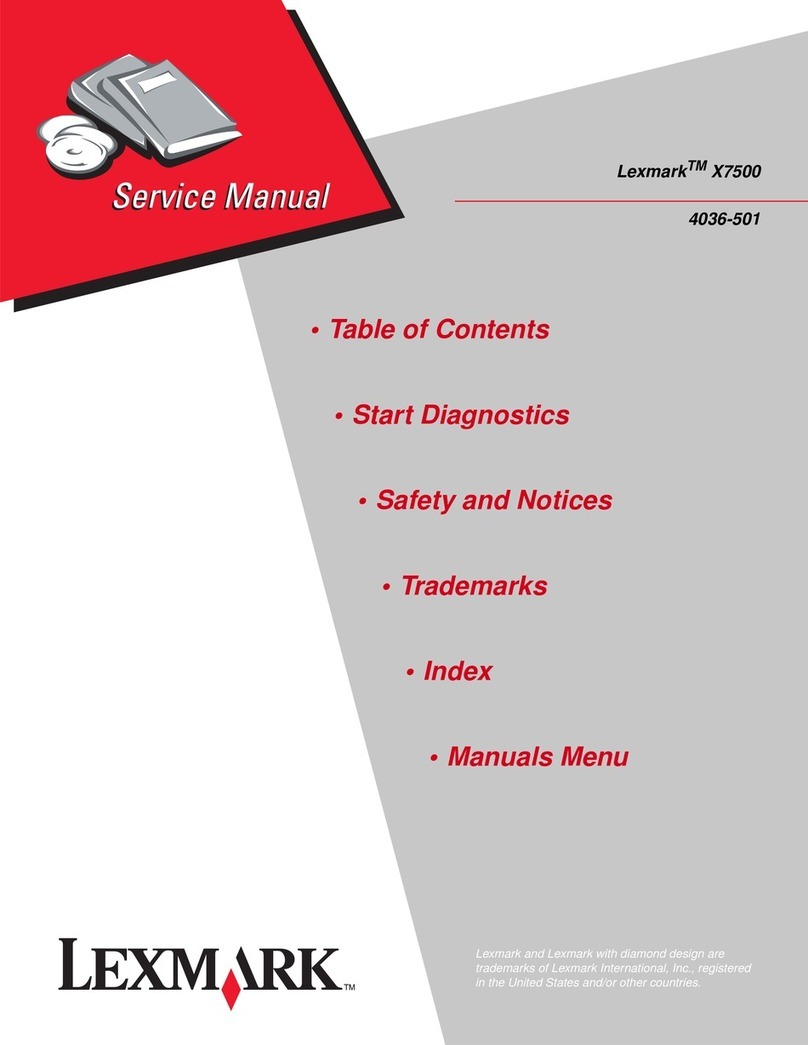 Lexmark X7500 - MFP - Option User manual