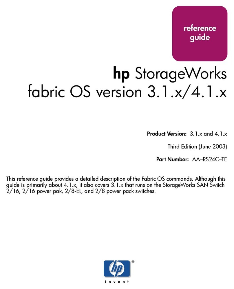 HP StorageWorks MSA 2/8 - SAN Switch User manual