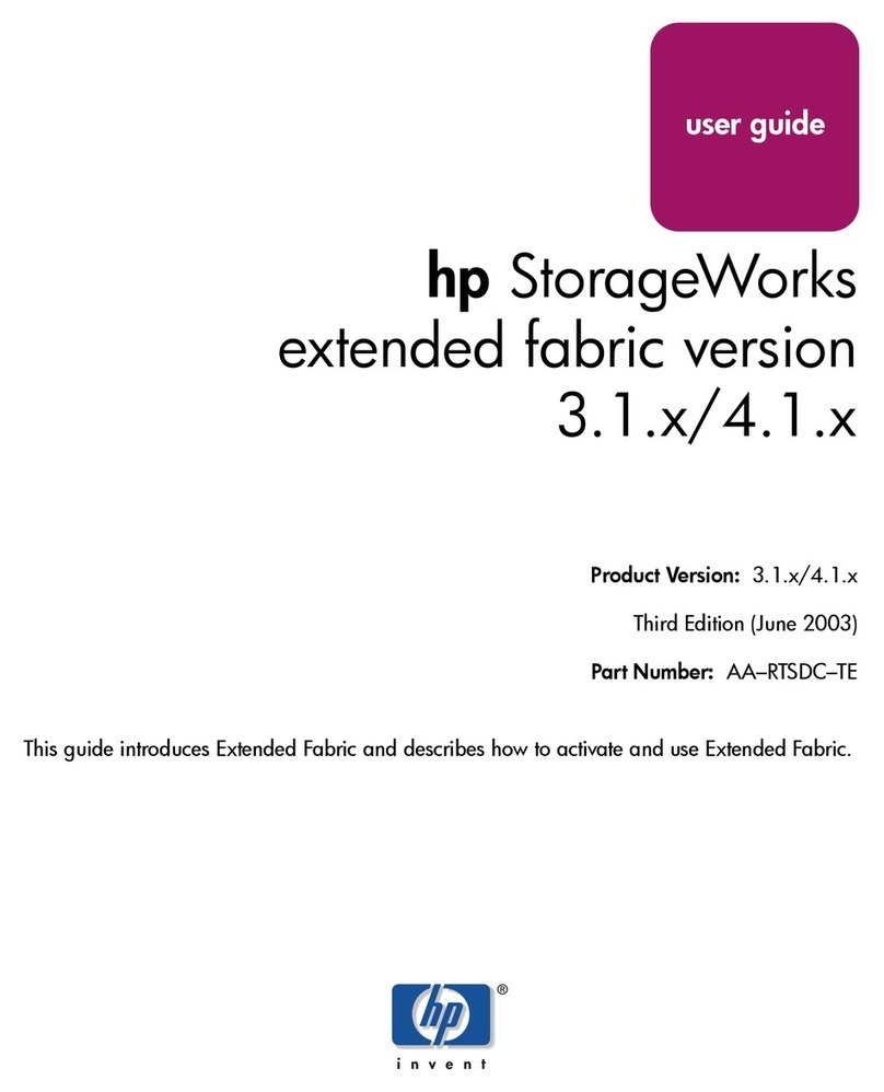 HP StorageWorks MSA 2/8 - SAN Switch User manual
