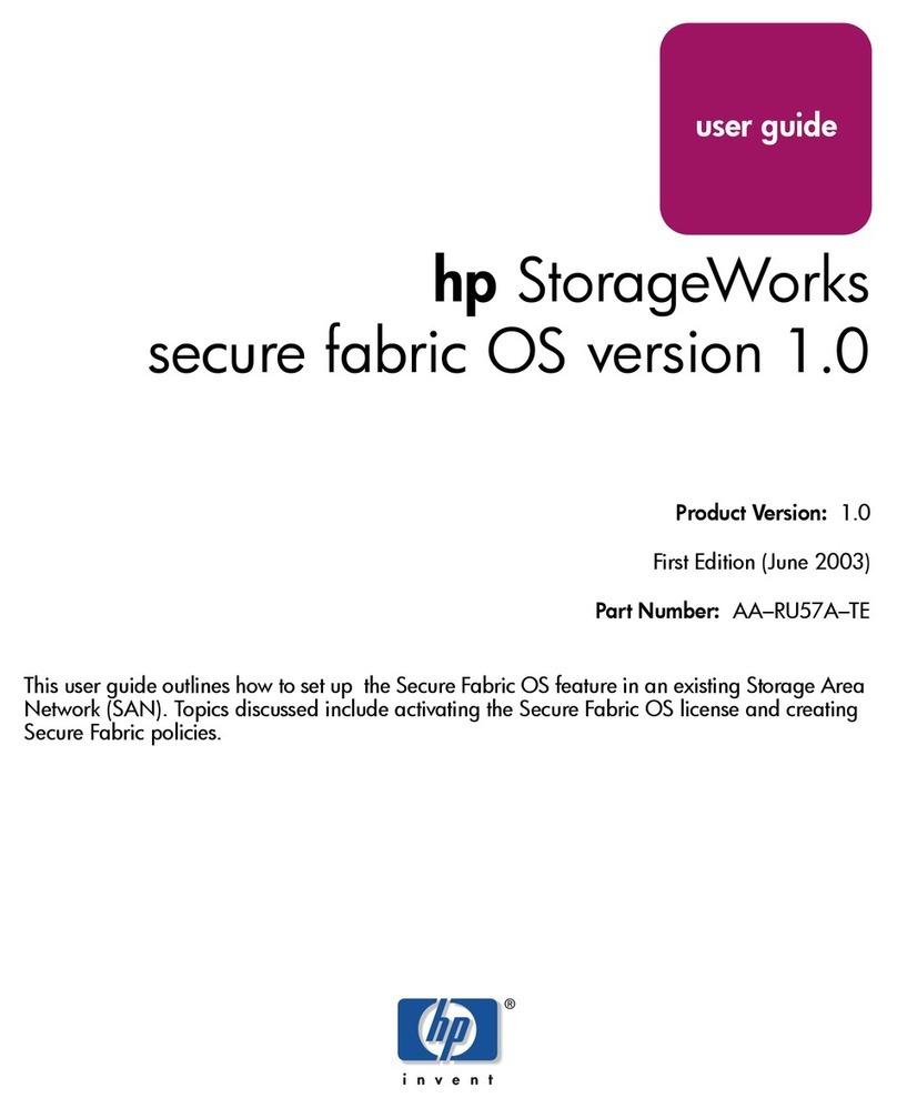 HP StorageWorks MSA 2/8 - SAN Switch User manual