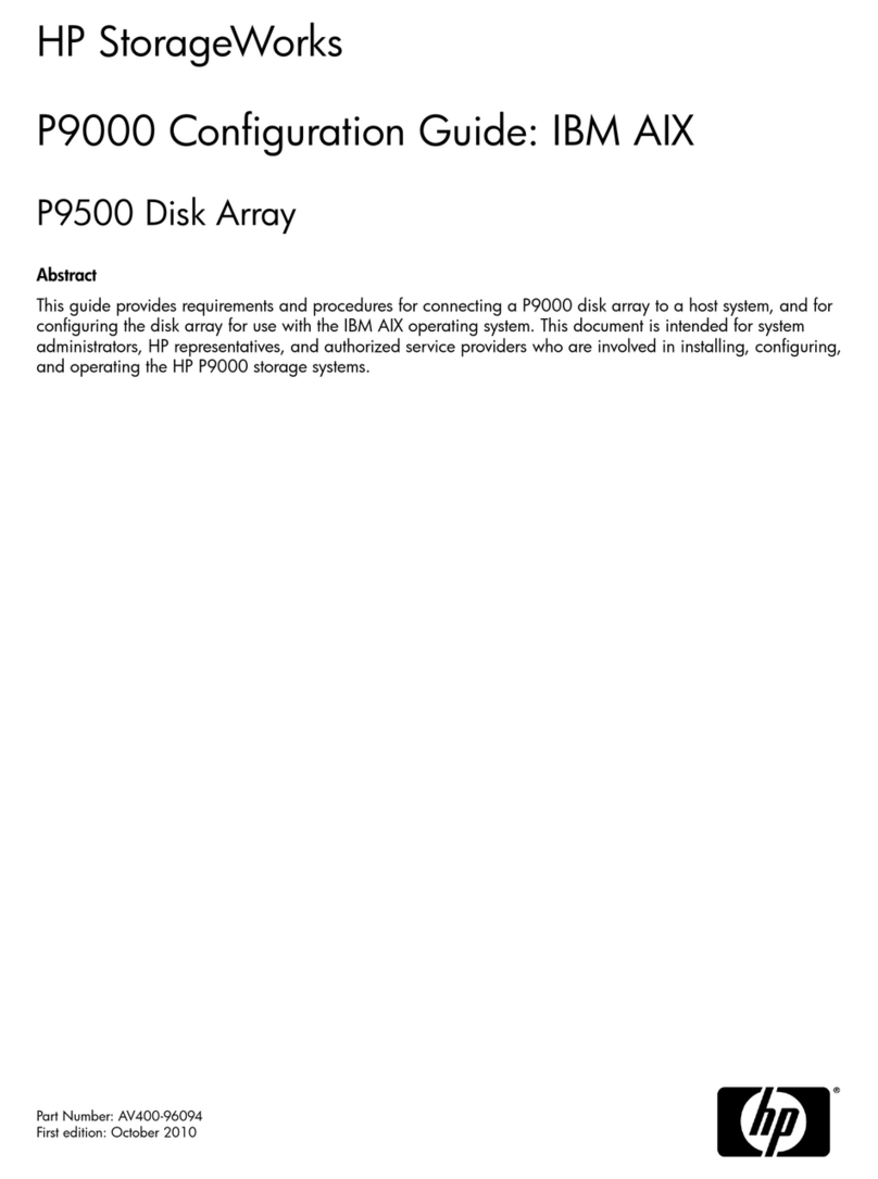 HP P9000 User manual
