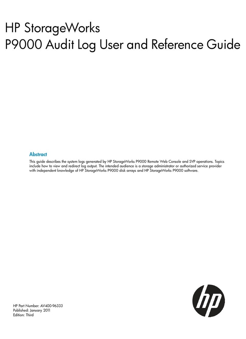 HP P9000 User manual HP P9000 User manual
