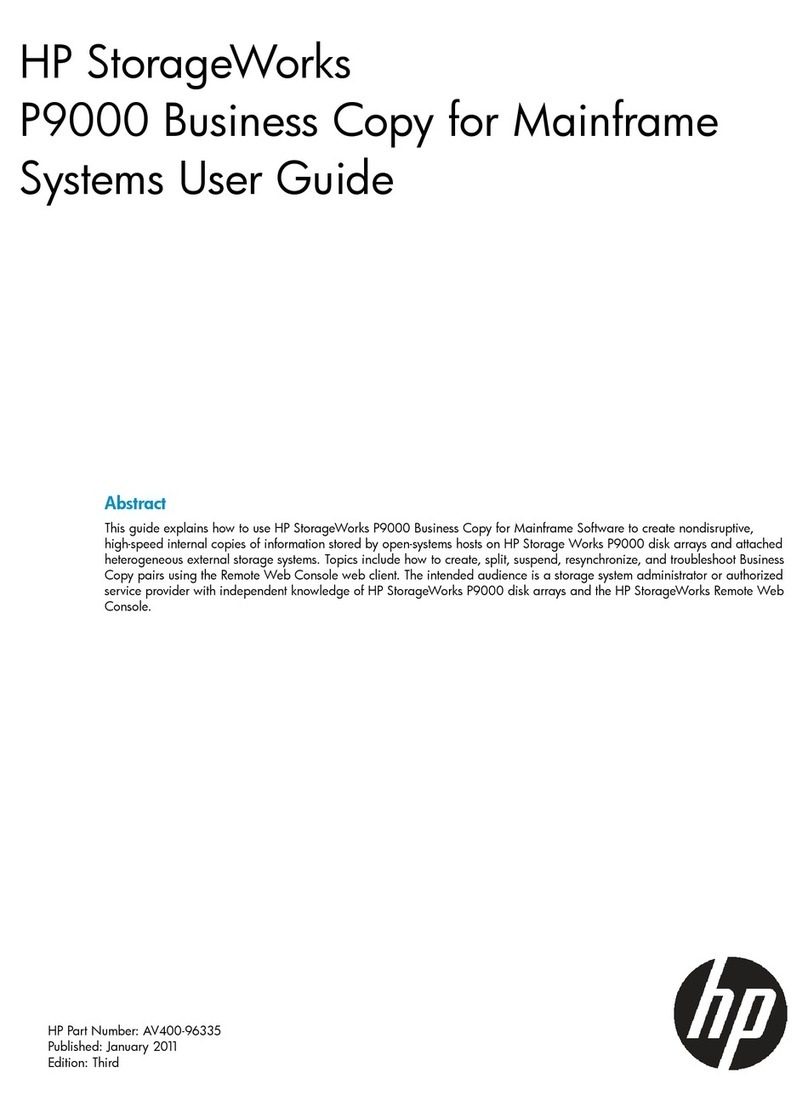 HP P9000 User manual