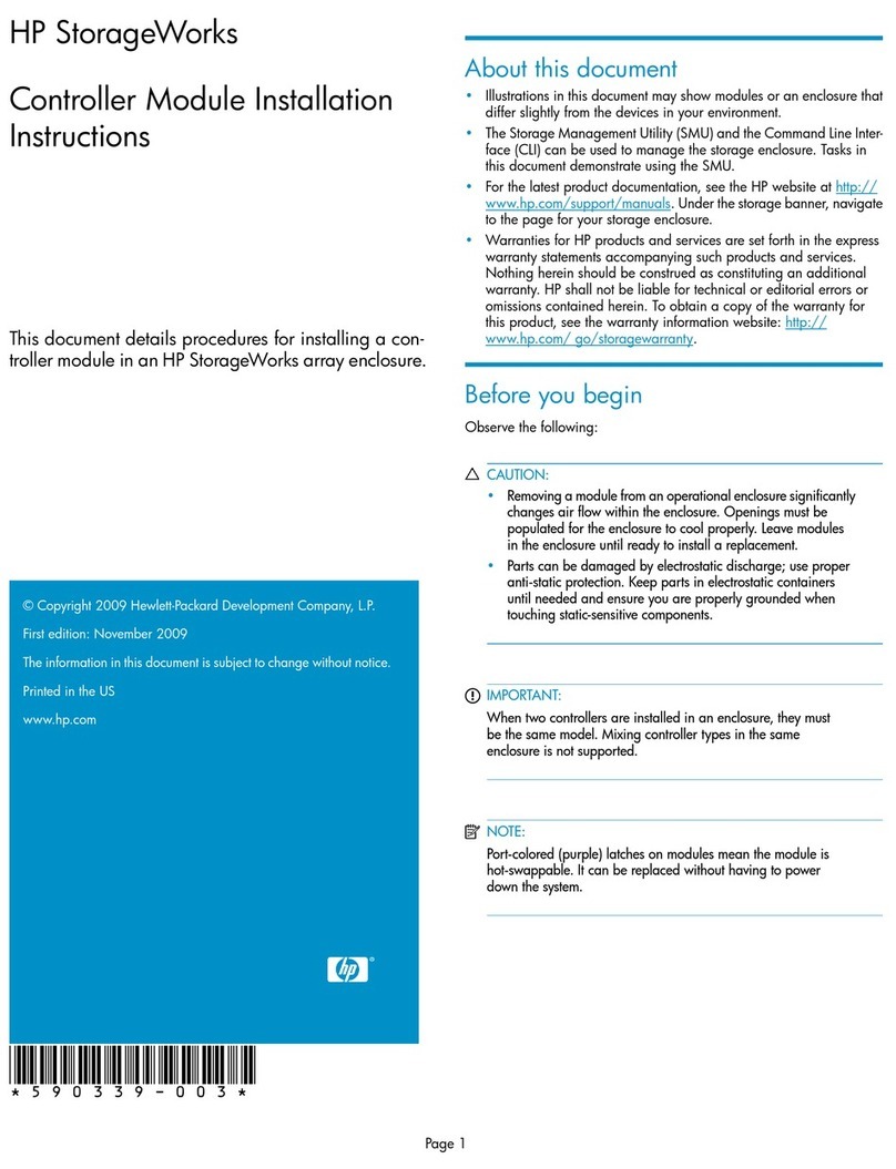 HP P2000 G3 User manual