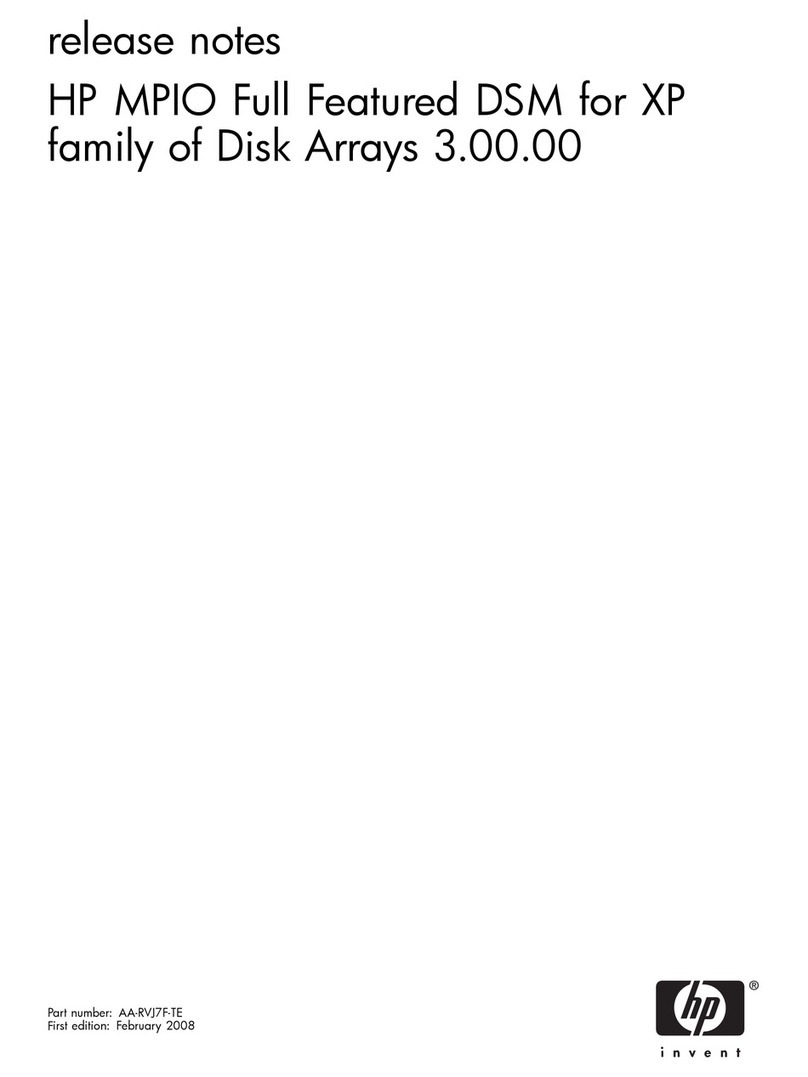 HP StorageWorks XP10000 - Disk Array release note