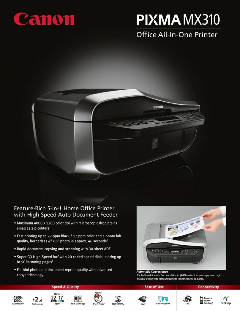 Canon PIXMA MX310 series User manual