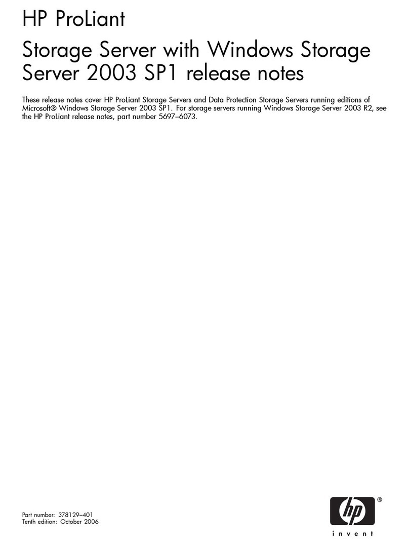 HP StorageWorks X5000 release note
