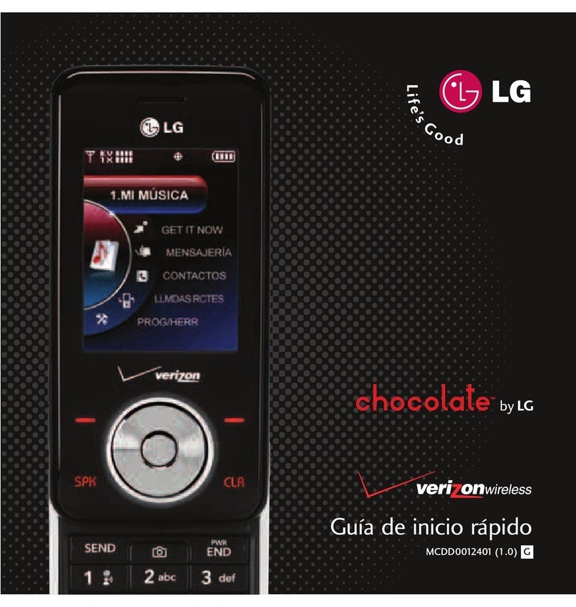 LG VX8550 Black quick start guide