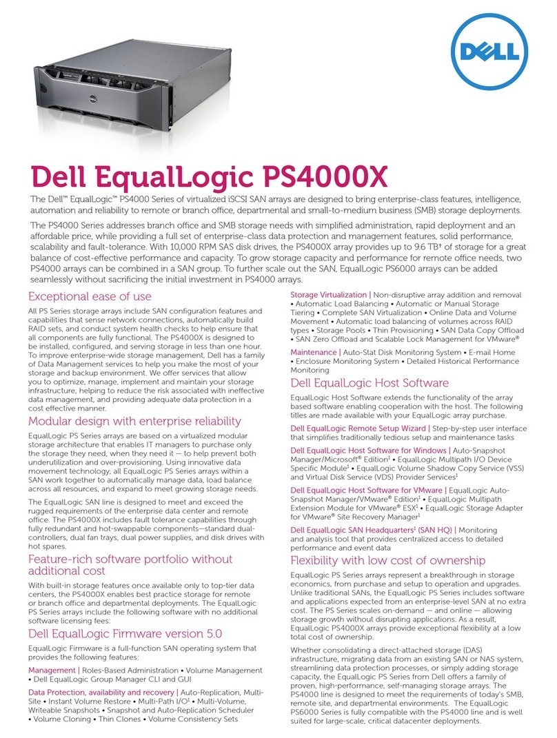 Dell PS4000X Specifications