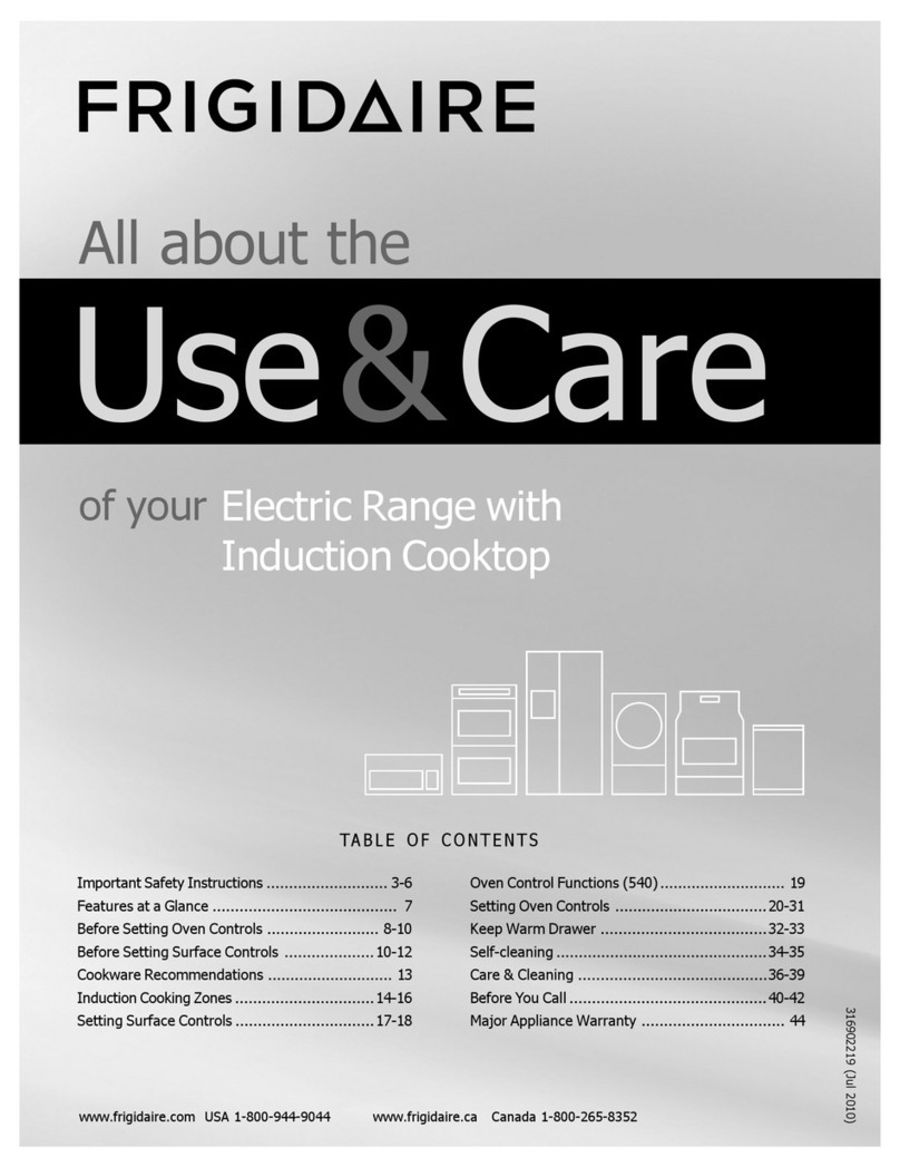 Frigidaire FPIF3093LF User manual