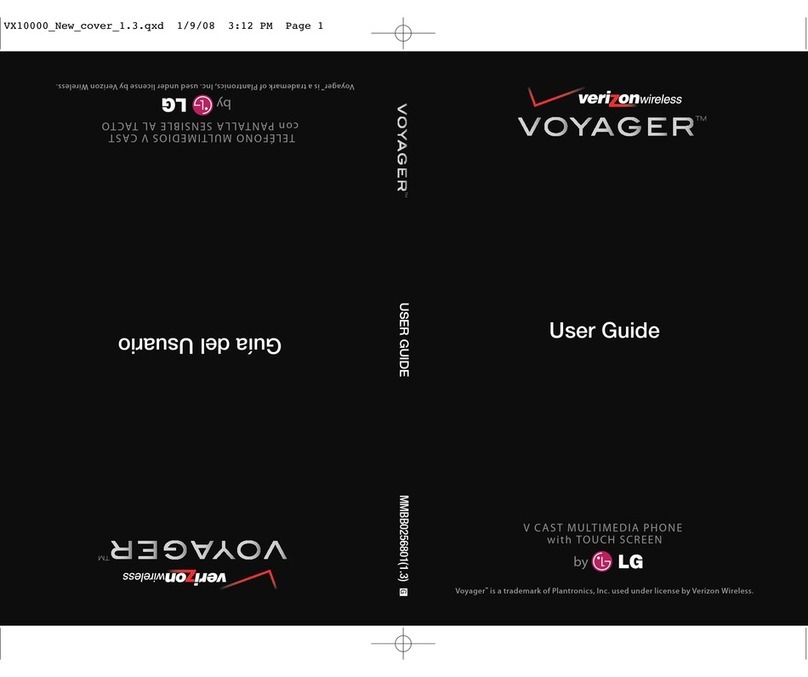 LG VX10000 Black User manual