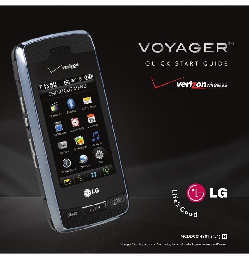 LG VX10000 Black User manual