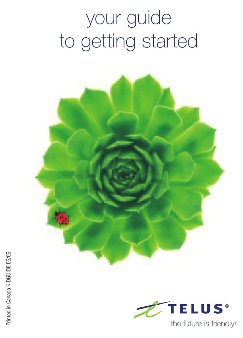 TELUS VX1000 -  Migo Cell Phone 8 MB User manual