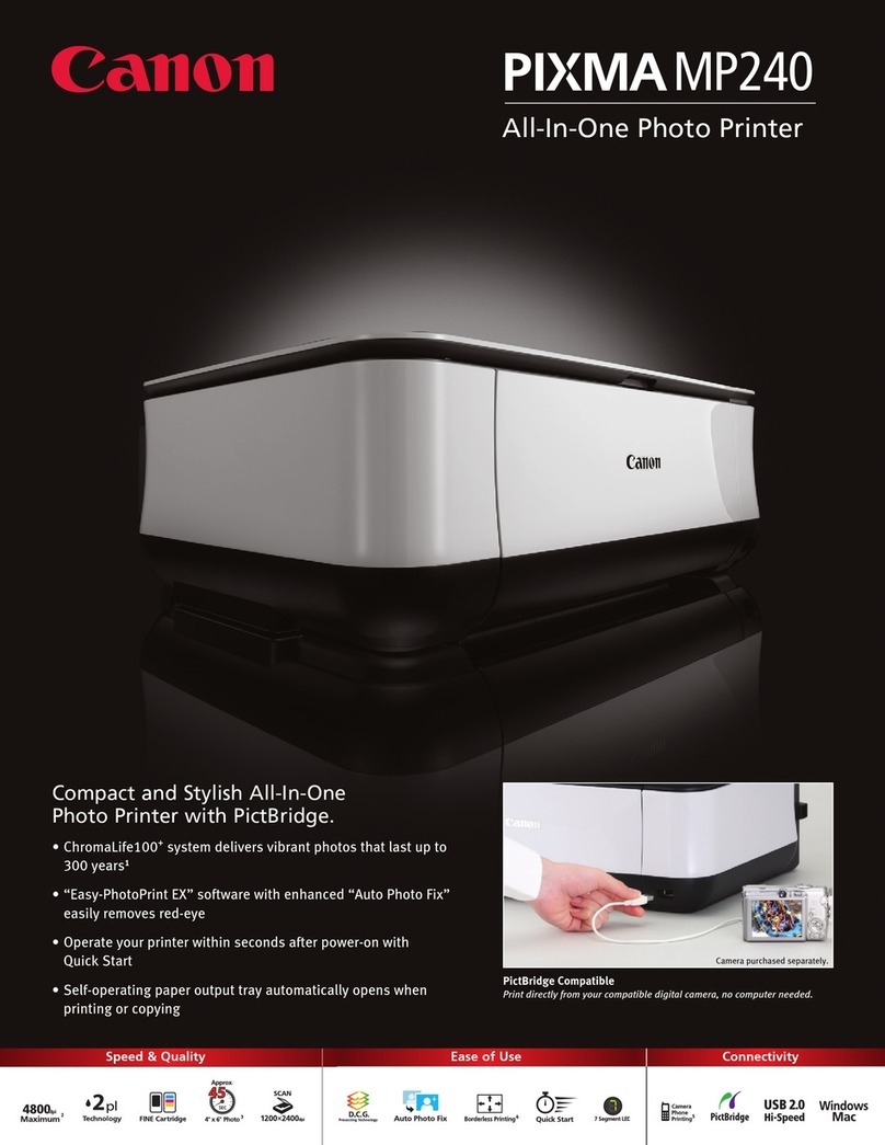 Canon PIXMA MP240 User manual