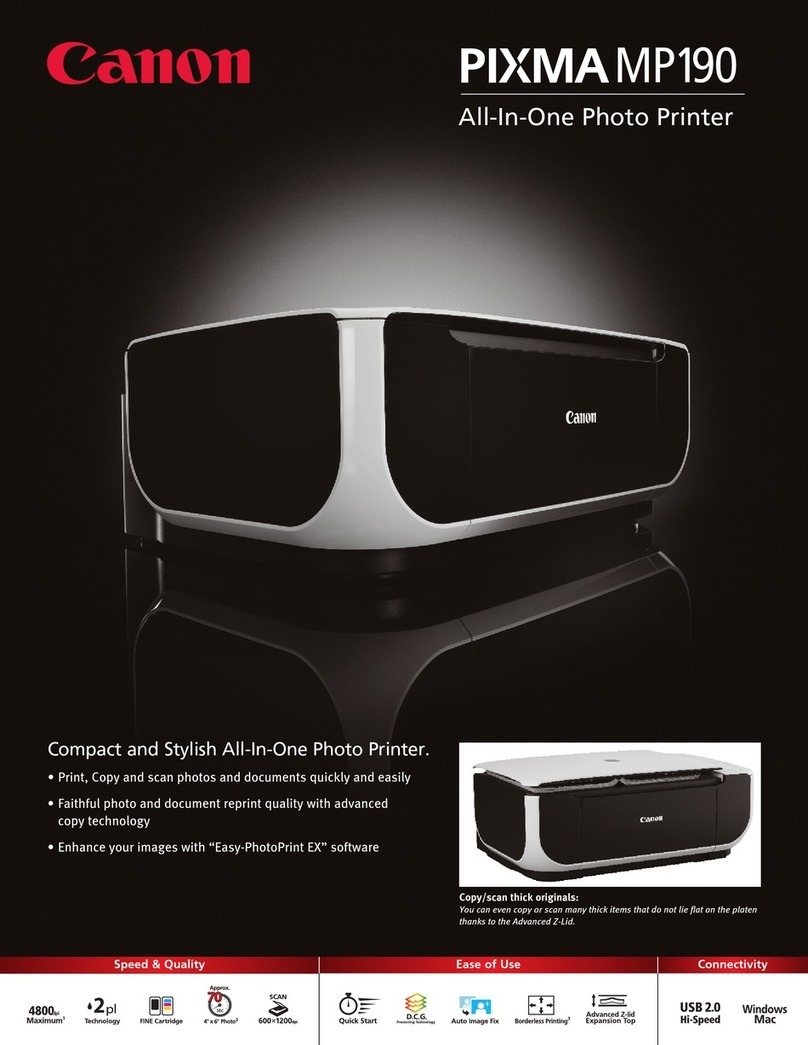 Canon PIXMA MP190 brochure