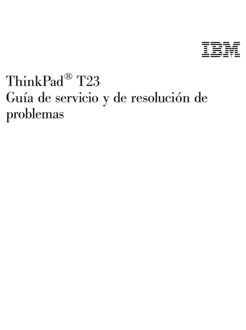 Lenovo ThinkPad T23 Service and troubleshooting guide