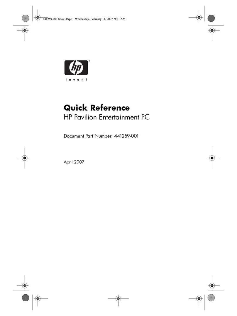 HP dv6000z - Pavilion RD167-3 15.4" Notebook User manual