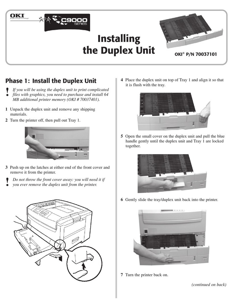 Oki C9200 User manual