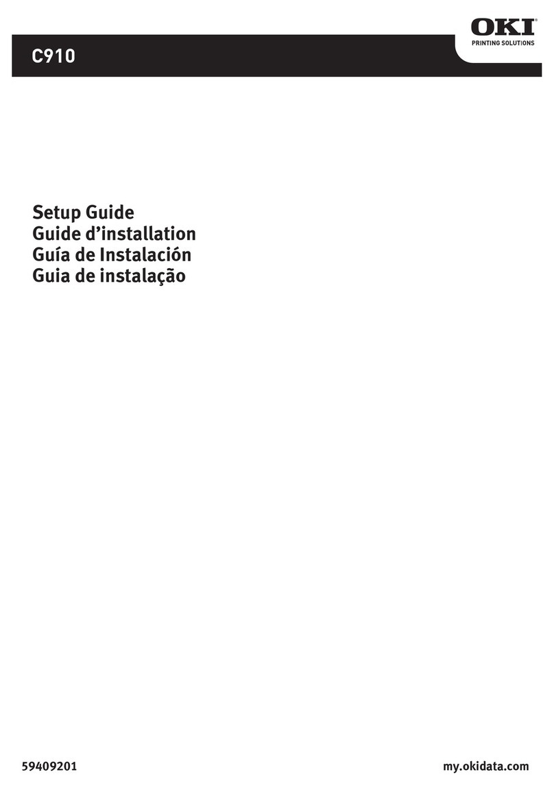 Oki C910 User manual