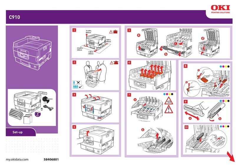Oki C910 Assembly Instructions